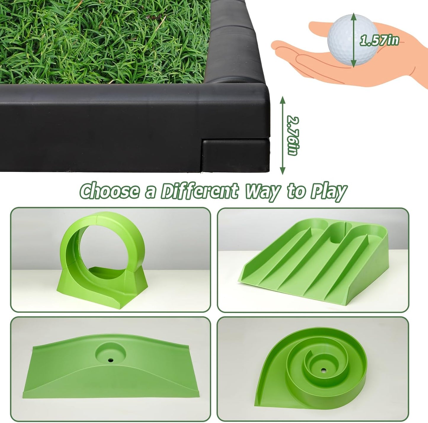 LulliSpace Putting Game - Mini Golf Obstacle