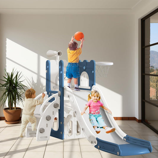 LulliSpace 6 in 1 Toddler Slide for Toddler Age 1-3